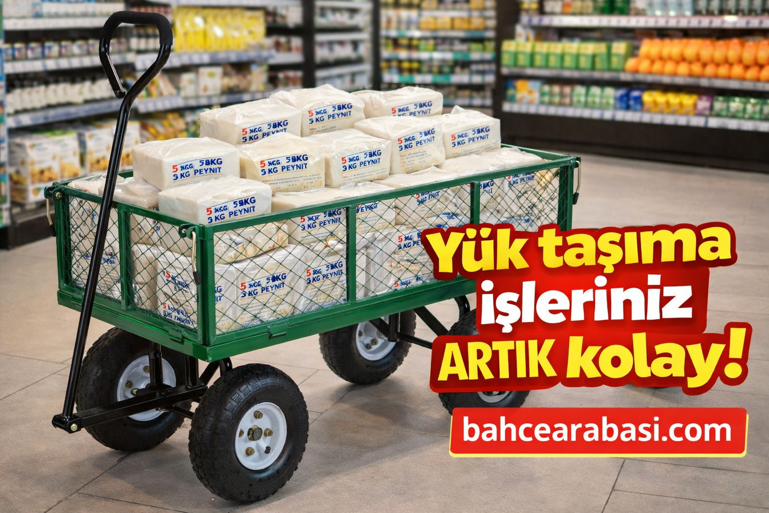 Bahçe ve yük taşıma el arabası