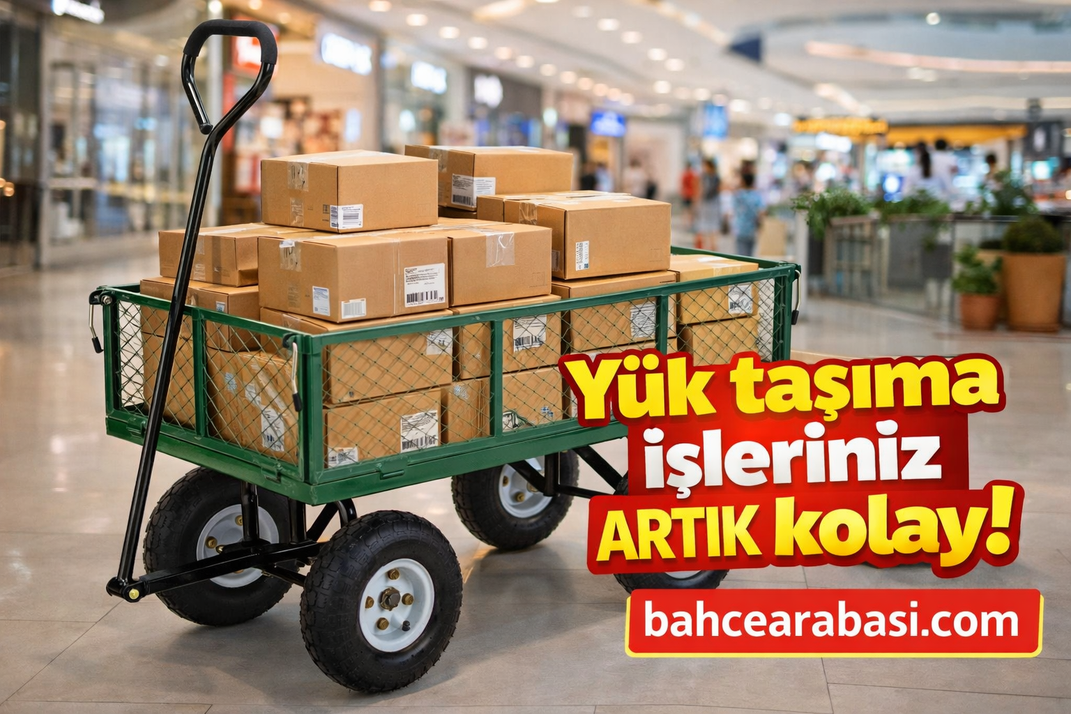 Bahçe ve yük taşıma el arabası